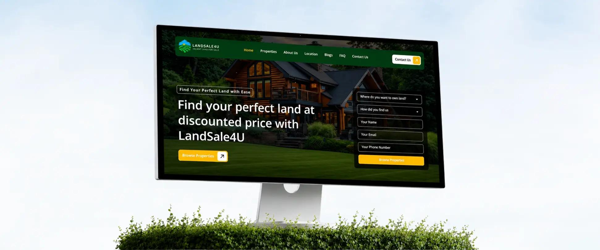 LandSale4U – Real Estate Platform